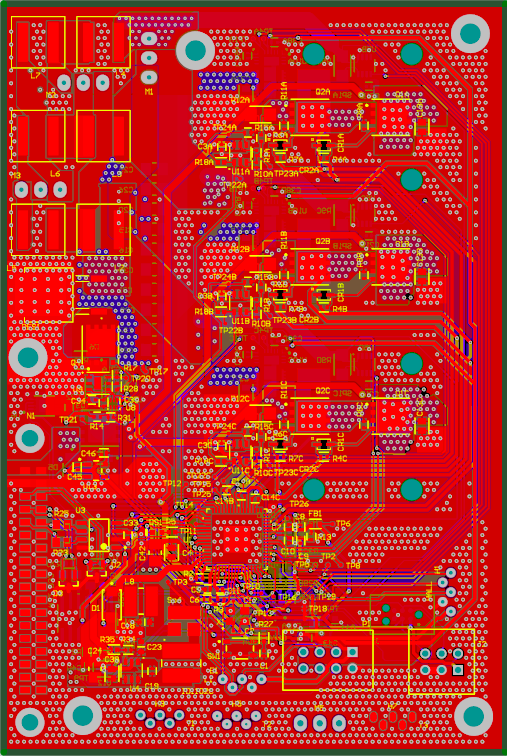 BLDC controller PCB routing