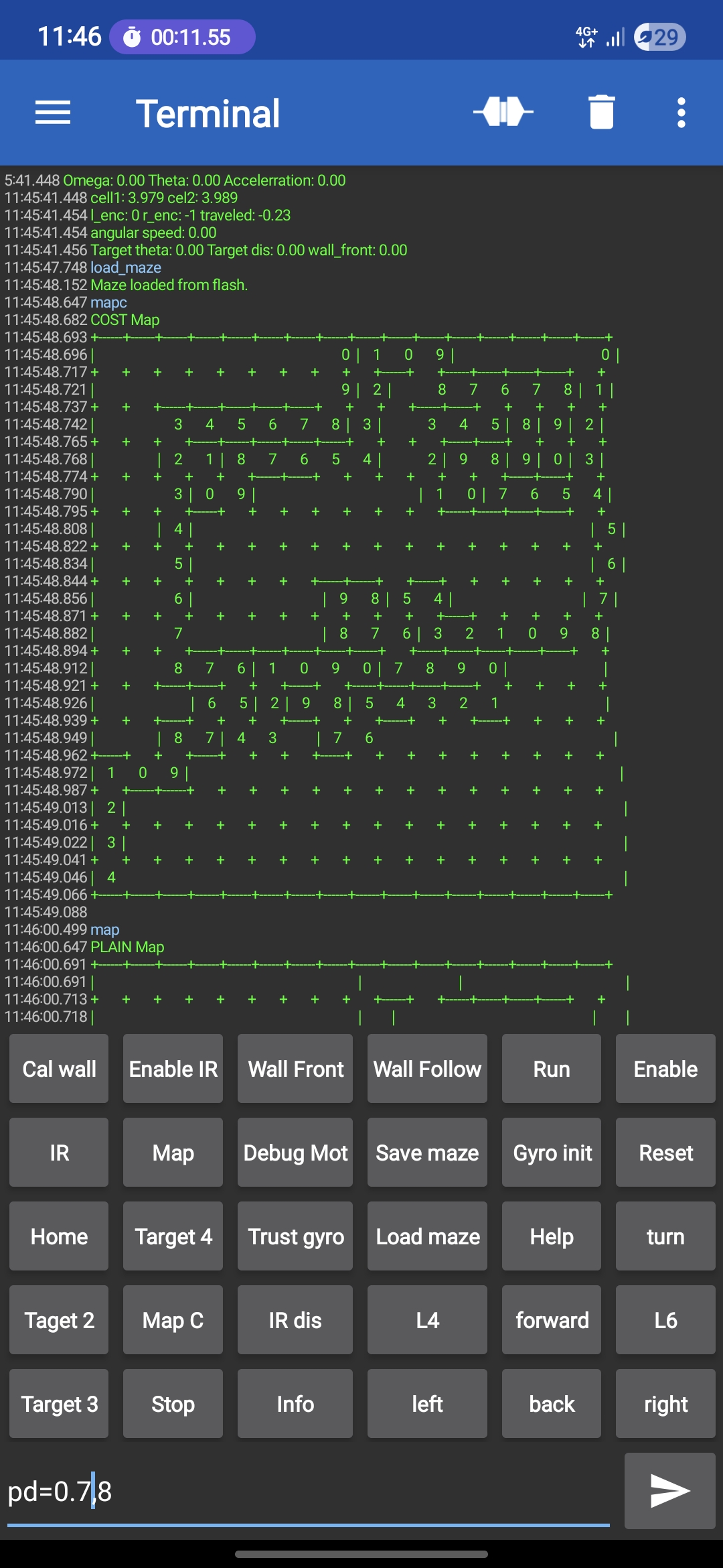 Bluetooth debug interface